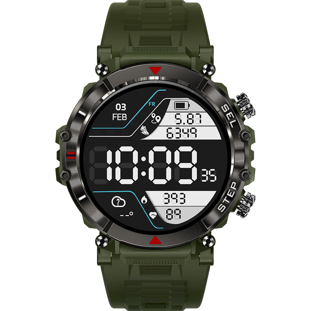 Active Pro Call+ XL Smart Watch with 3 Band Options Grey