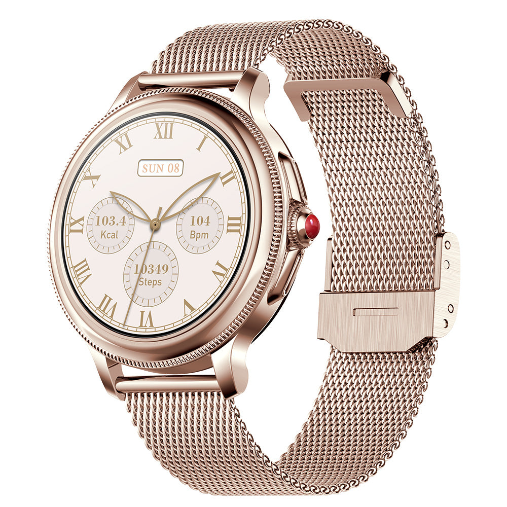 Pink best sale gold smartwatch